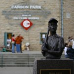 Statute of Hank Aaron in Carson Park