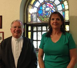 Fr. David Bergner and Barbara Graham