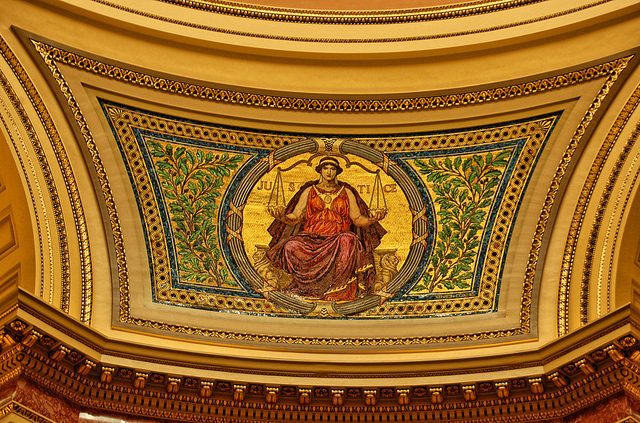 Justice Mosaic in Capitol by PhotoPhlend